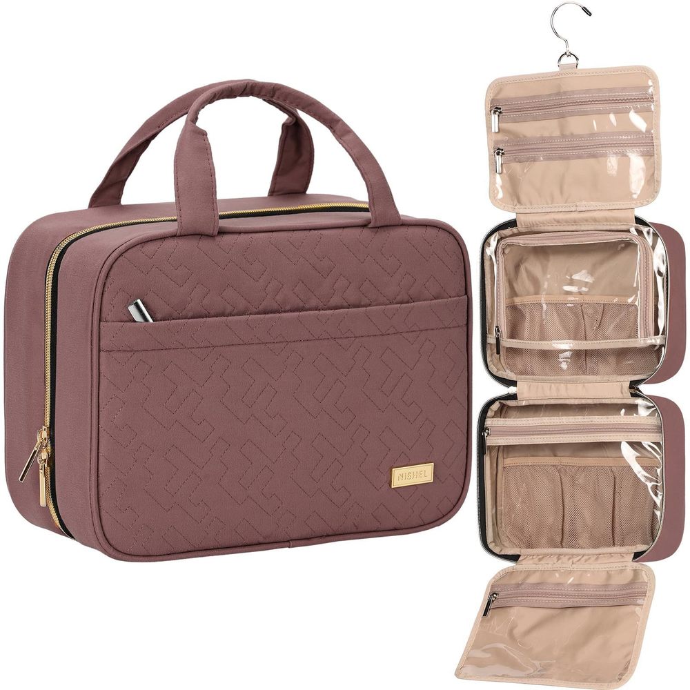 Travel Toiletry Bag For Women, Portable Hanging Organizer For Travel-sized🐯